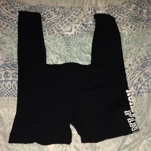 PINK high waist fleece lined pocket leggings